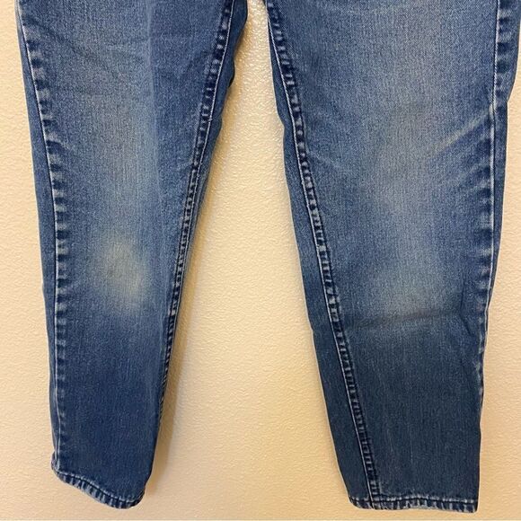 Vintage Lee High Rise medium Wash cropped Mom Jeans- 28x27-petite 6 - Picture 4 of 12
